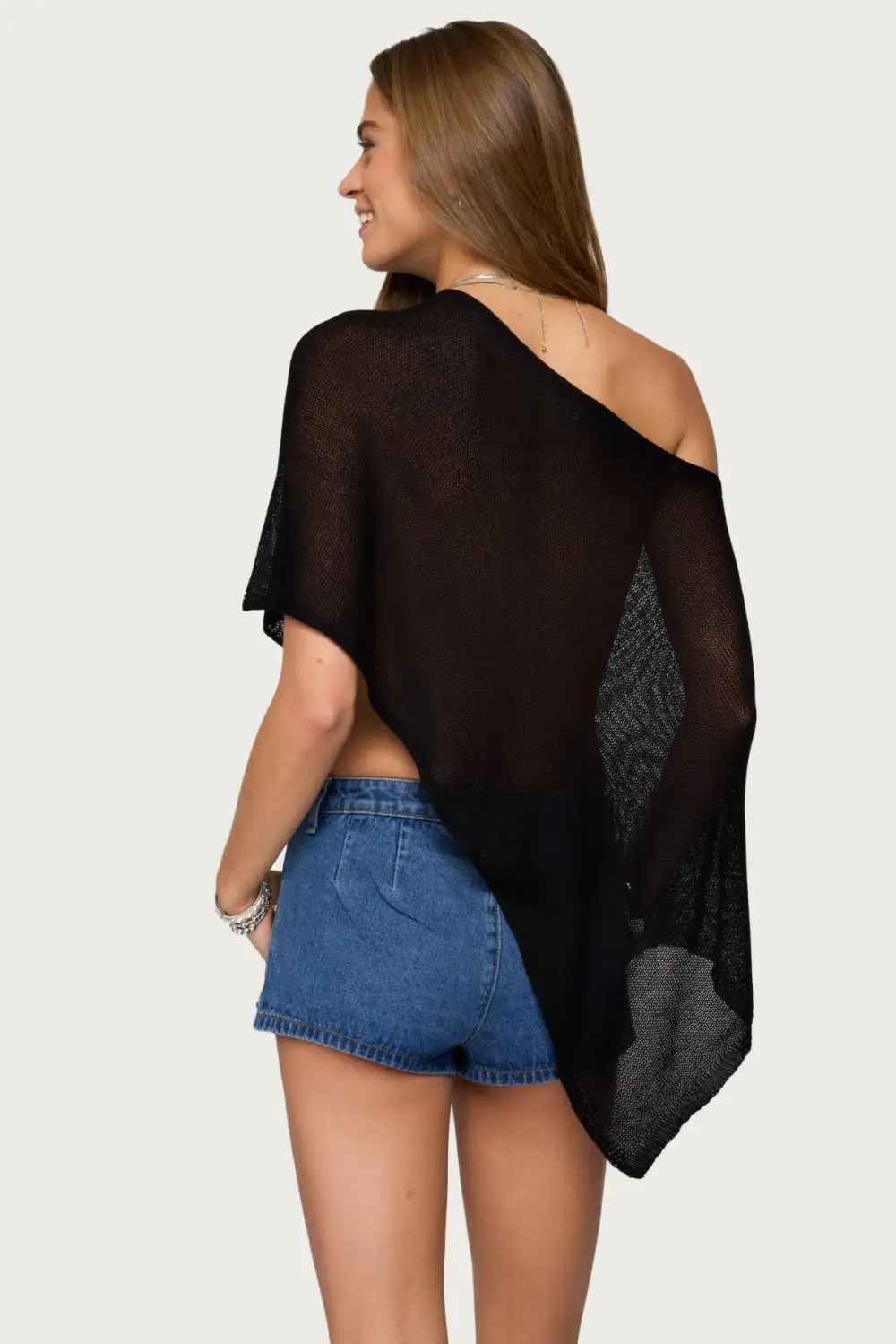 Asymmetric Knit Poncho (Just $3 Each!)