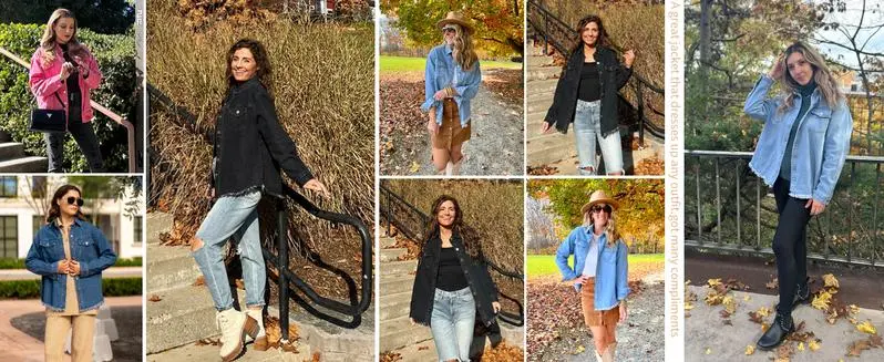 Denim Jean Jacket Casual Long Sleeve Pockets