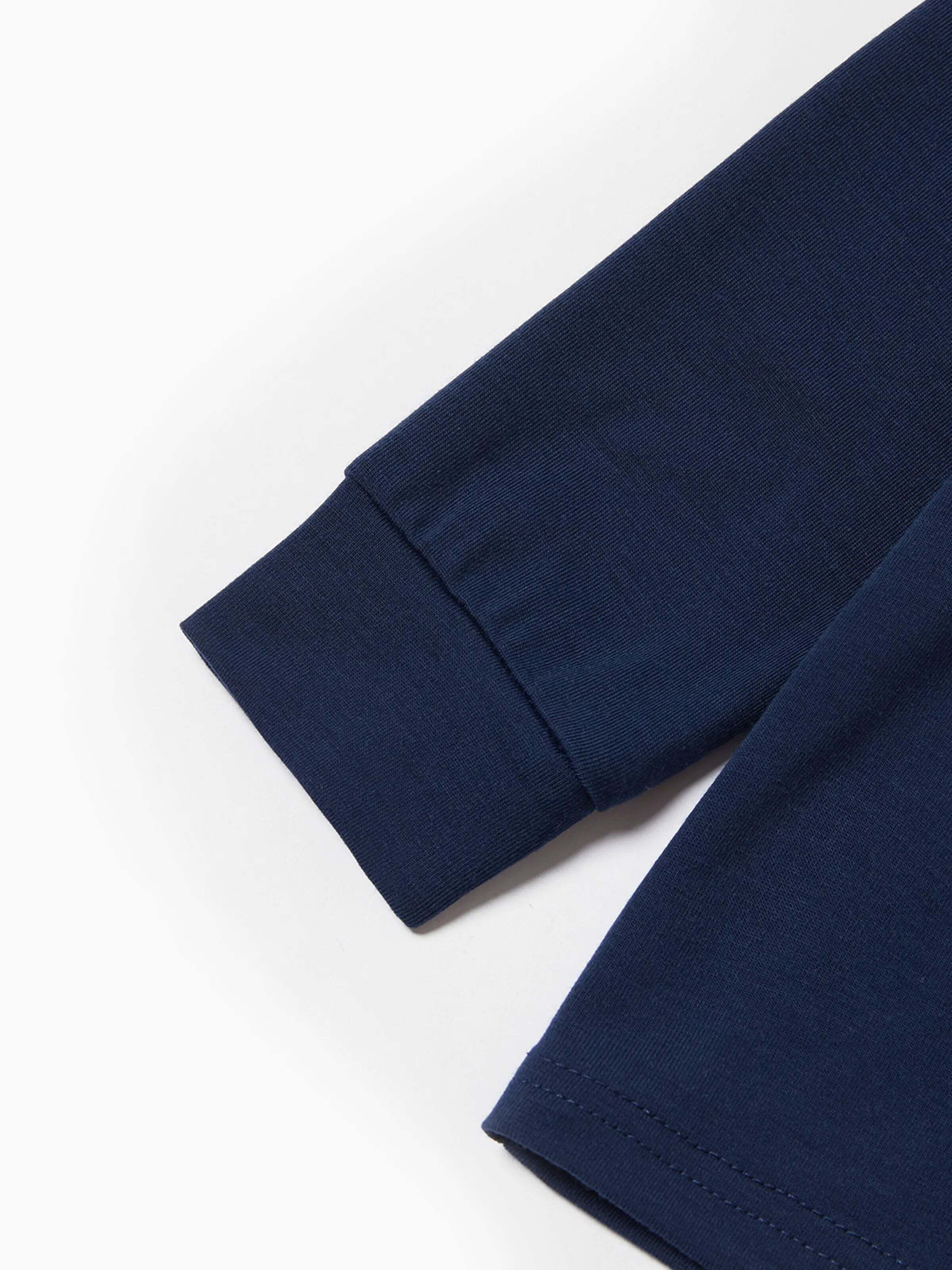 Mosaic Family Matching Letter Top Reindeer Pants Christmas Pajamas Sets with Christmas Socks Deep Blue