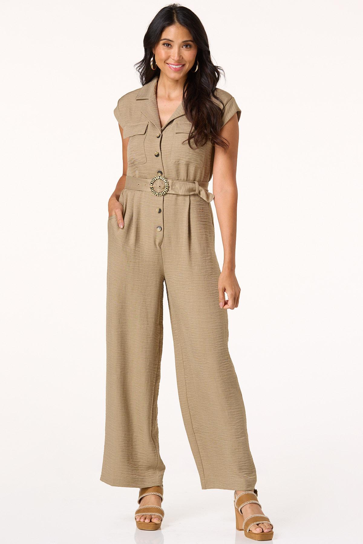 Flowy Belted Jumpsuit