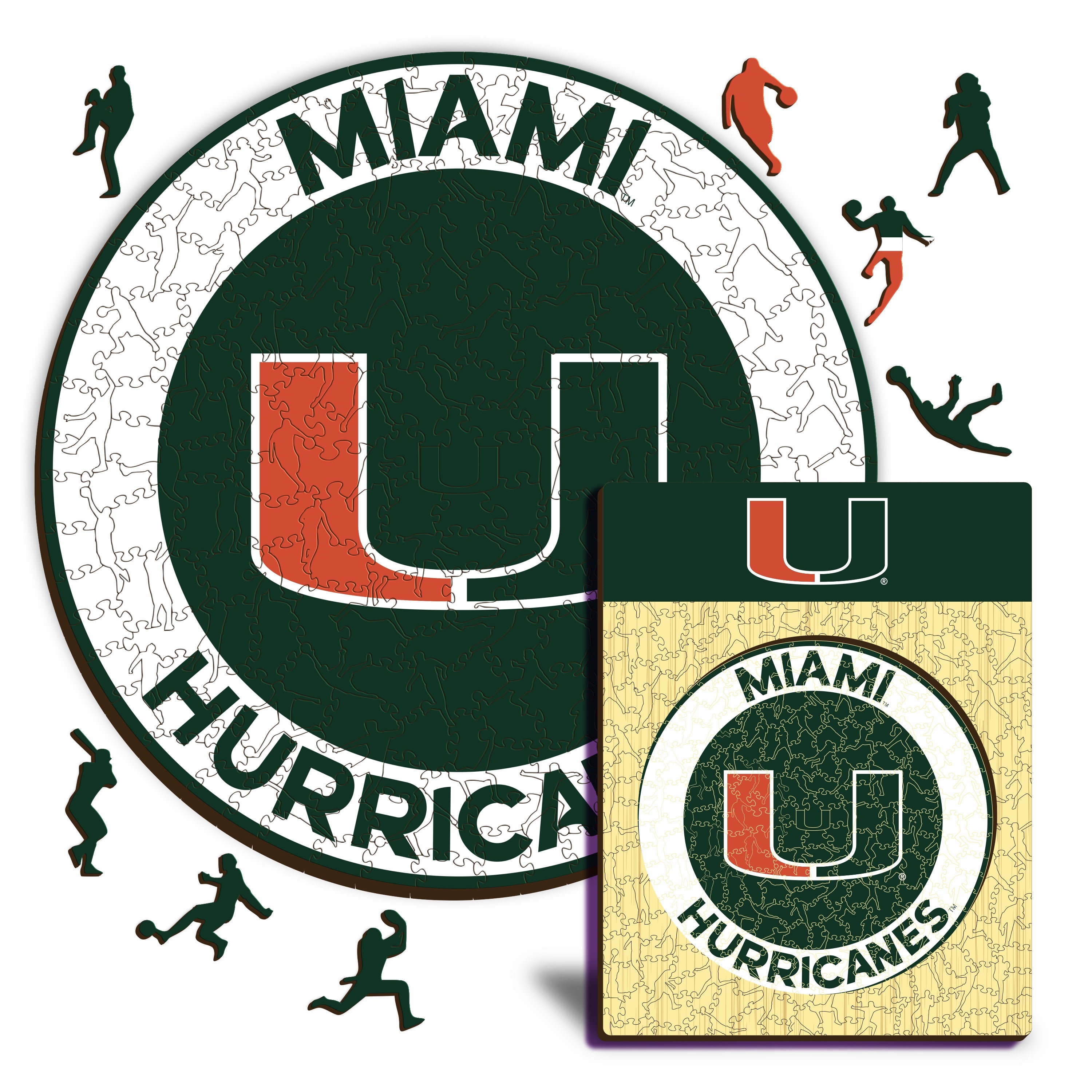 University of Miami - Wooden Puzzle