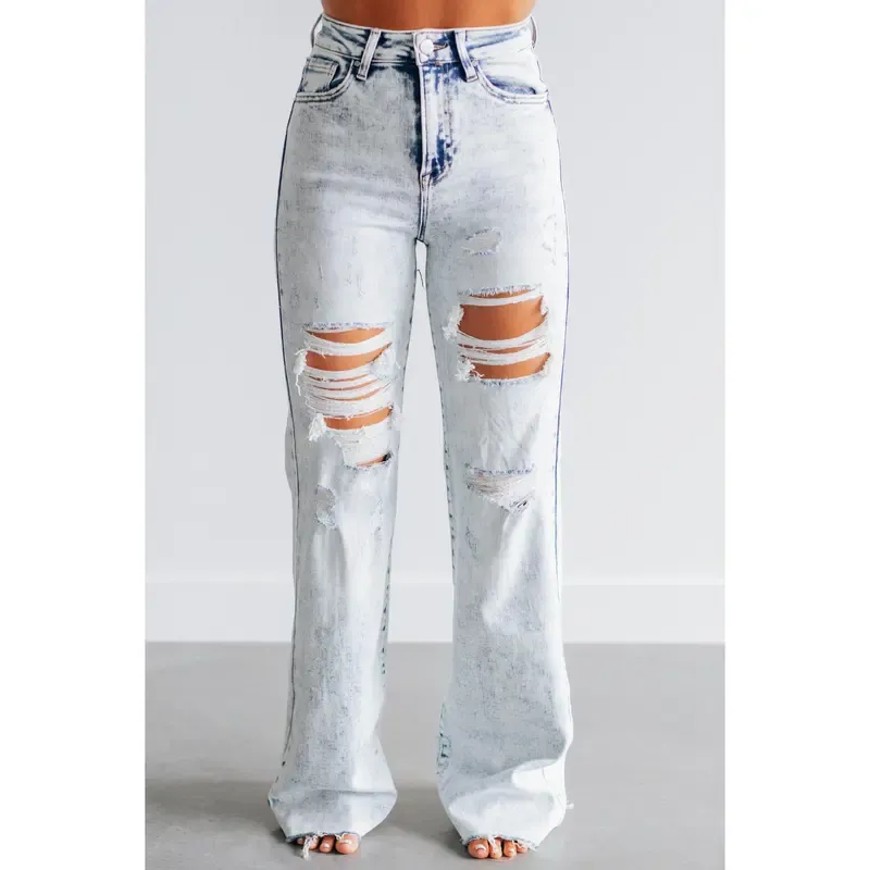 Avril Risen Jeans - Vintage Light Wash