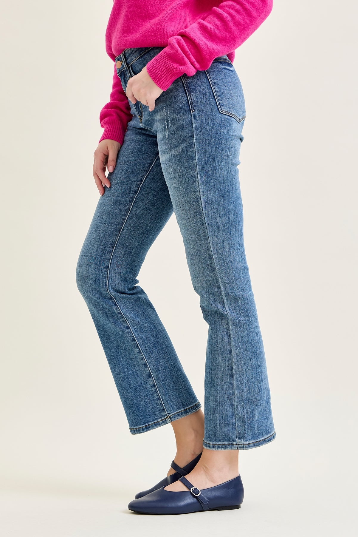 Daisy Medium Wash Premium Bootcut (Petite)