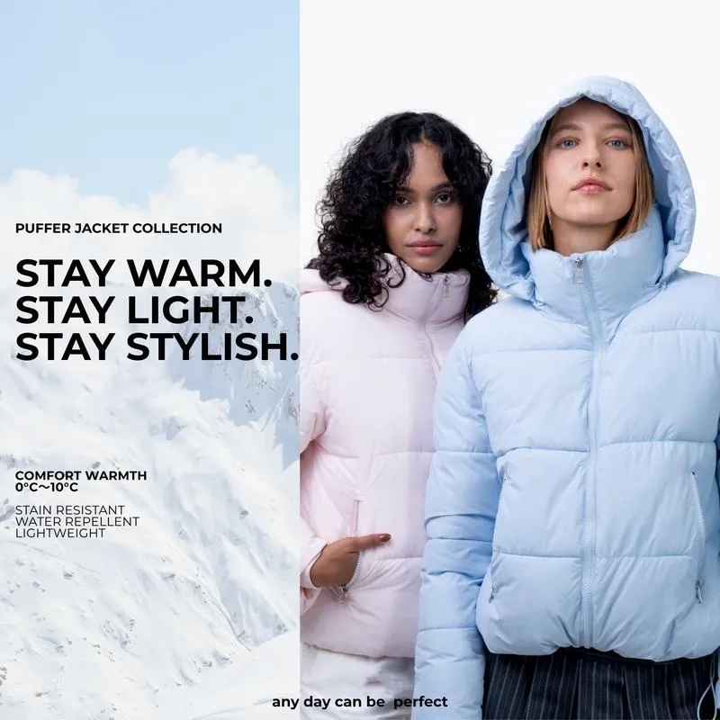 Womenswear Winter Comfort Minimalist Puffer Jackets