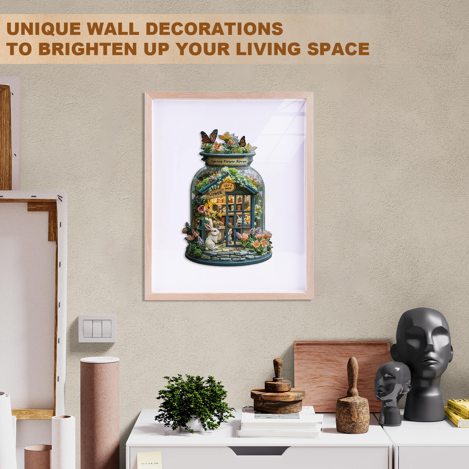 Lily's Flower Shop Wooden Jigsaw Puzzle