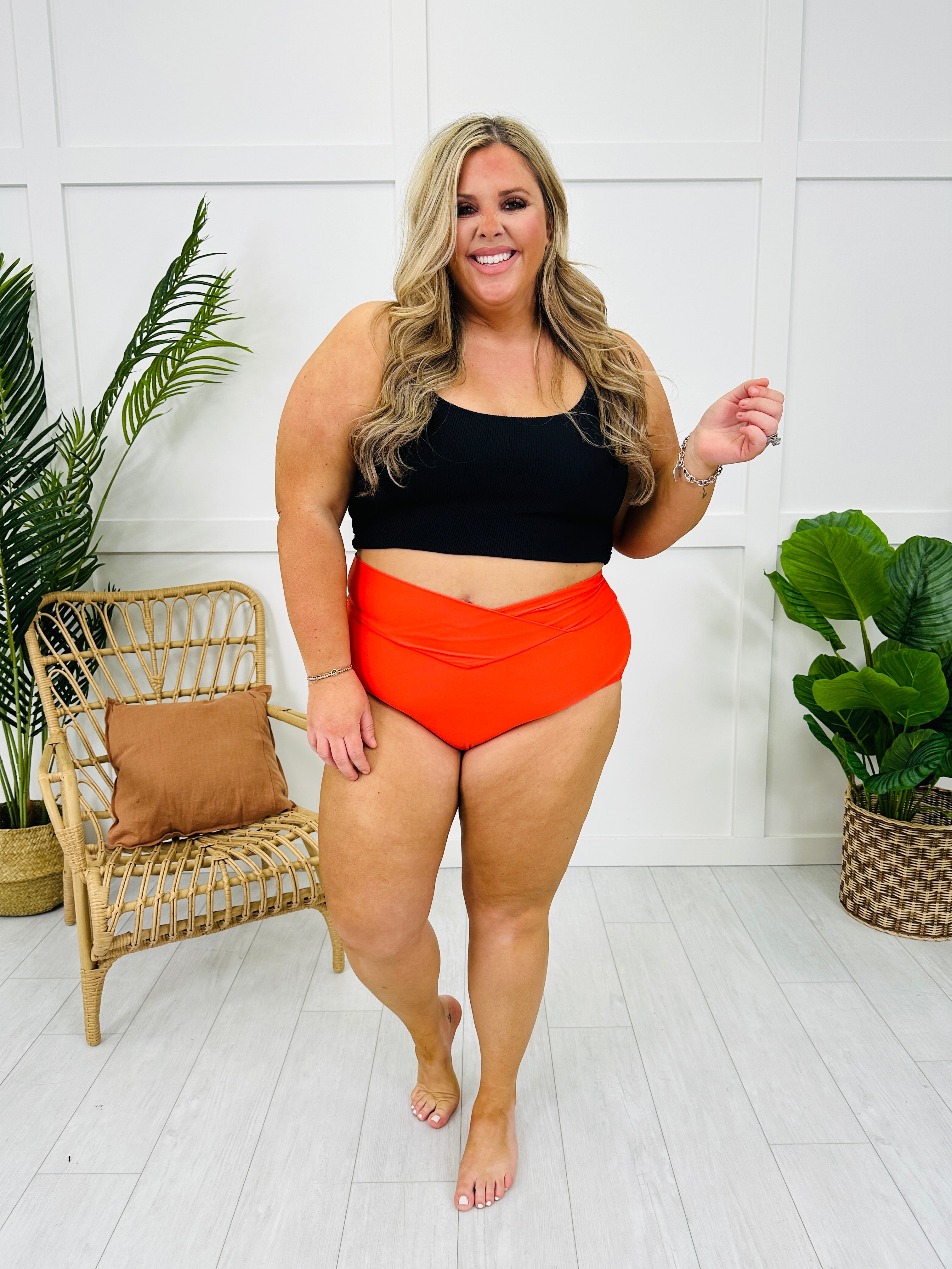 The Morgan Swim Top in Black