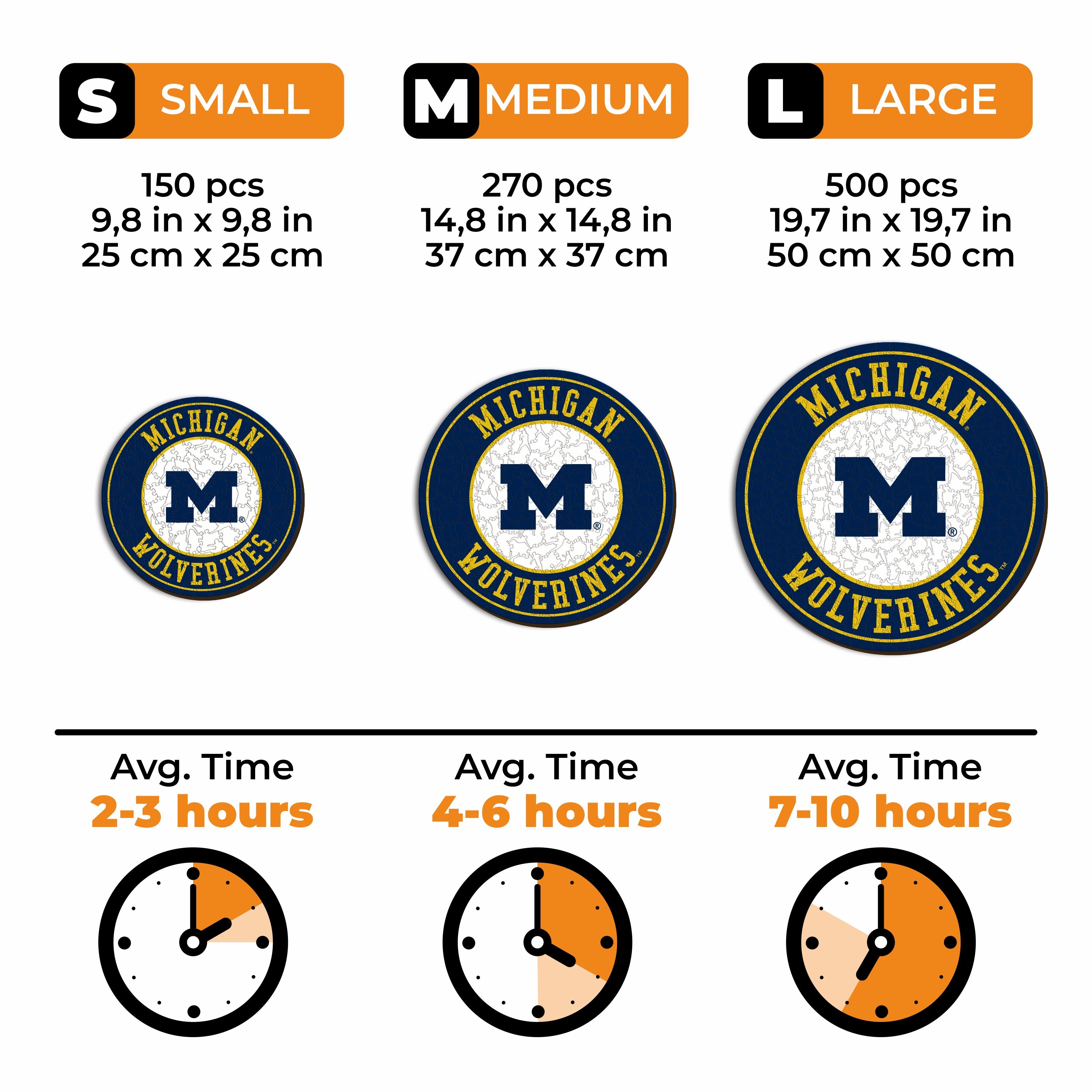 University of Michigan - Wooden Puzzle