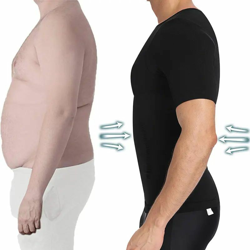 Buy2,Get 7 Totall--0nly $24 Mens Shapewear+Polo Shirt
