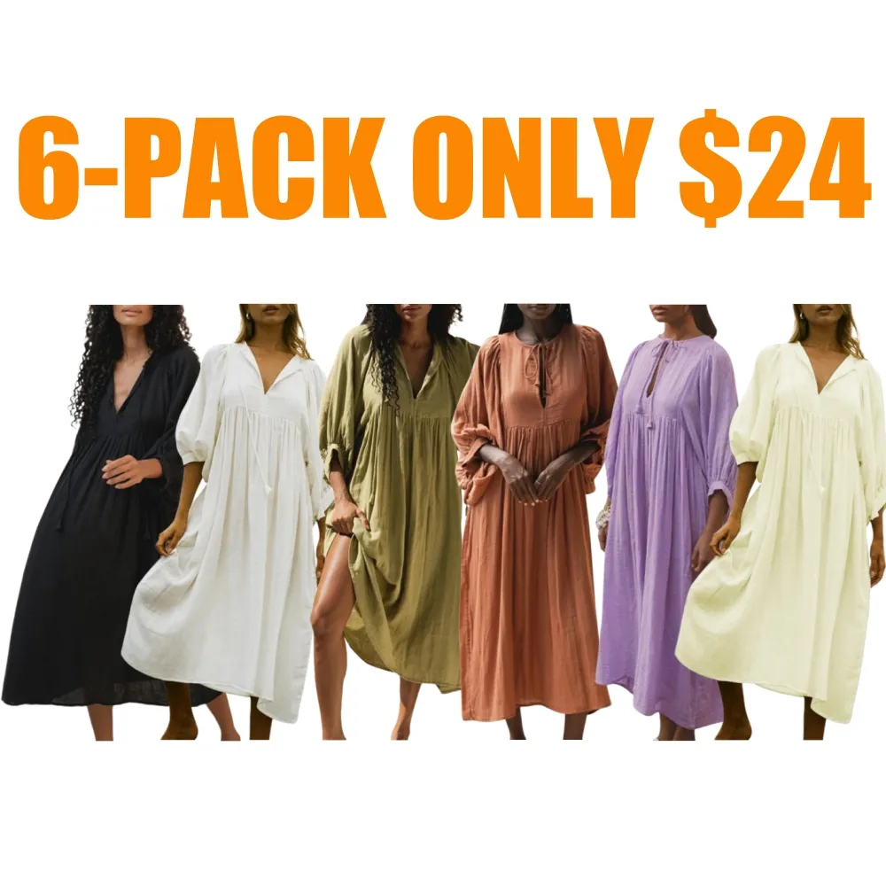 Women's Summer Loose Dress (Just $4 Each!)