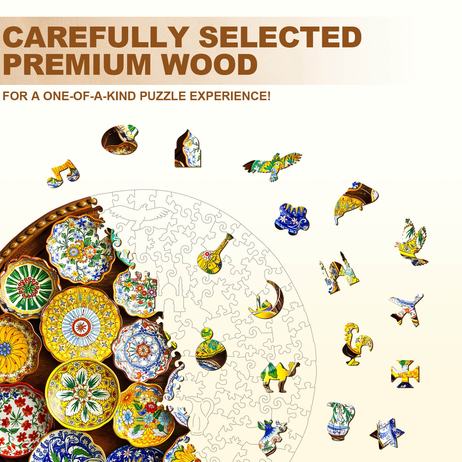 Colors of Sicily– Italy Wooden Jigsaw Puzzle