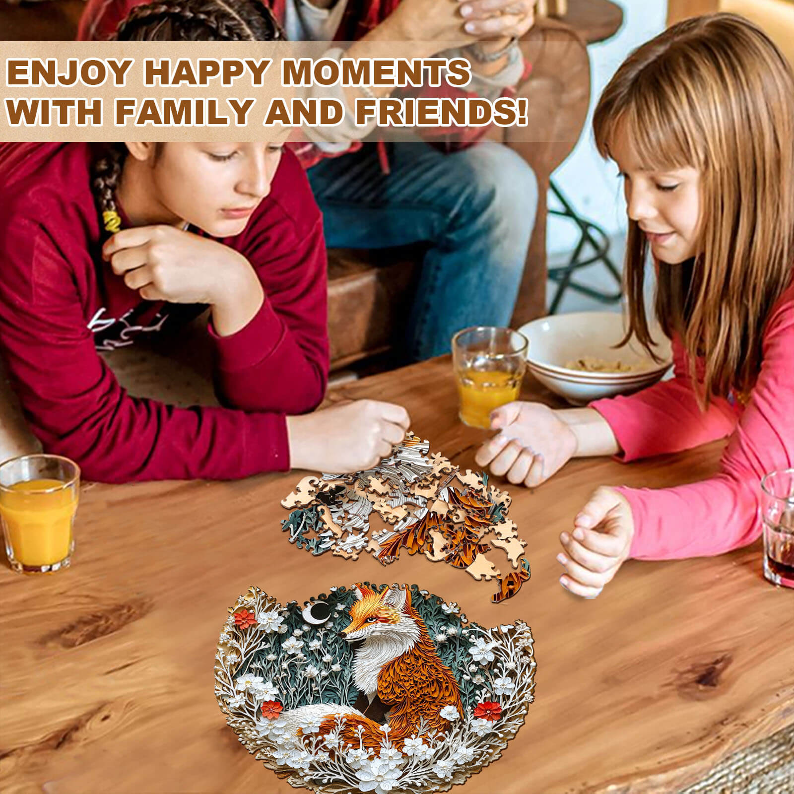 Forest Dreamers-FOX Wooden Jigsaw Puzzle