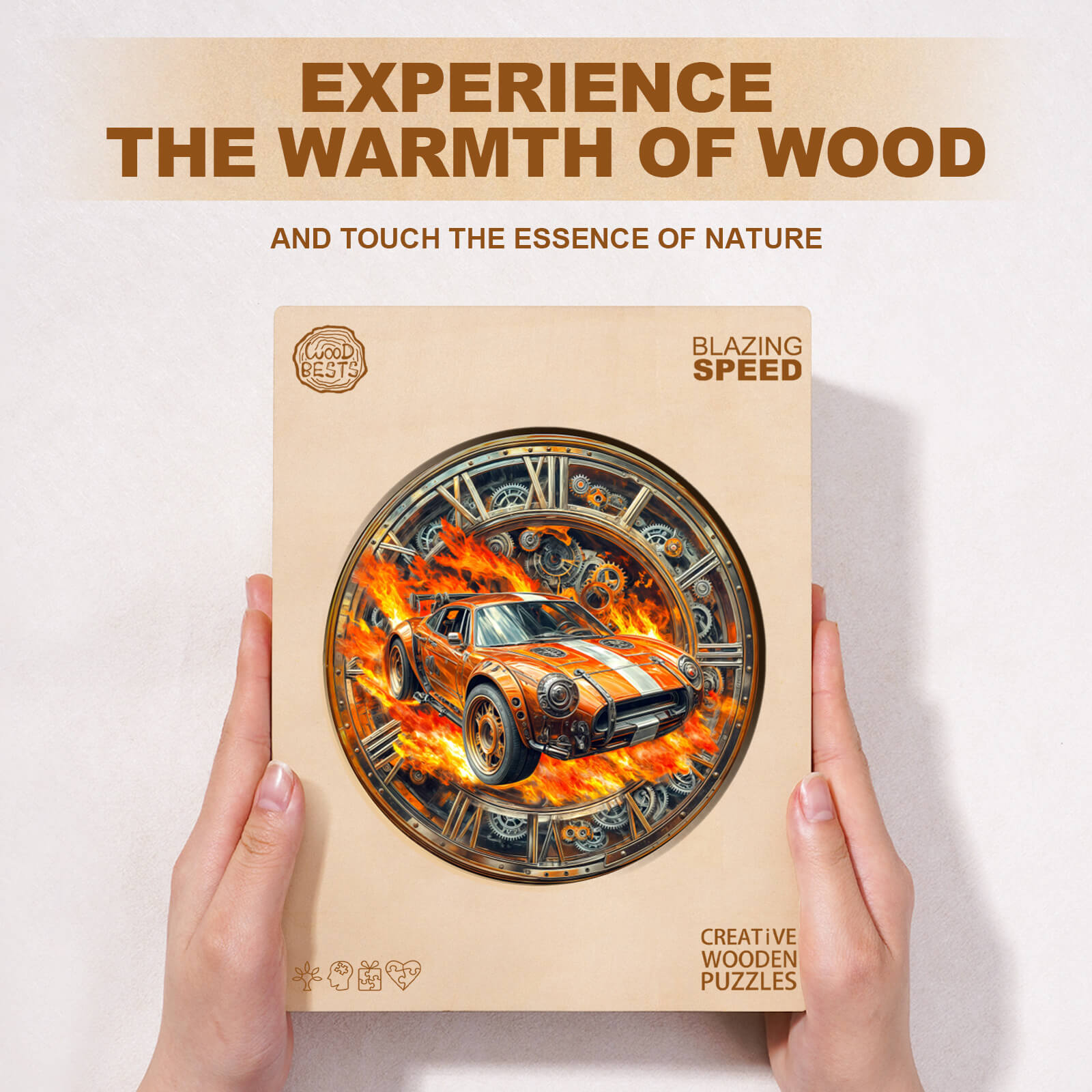 Blazing Speed Wooden Jigsaw Puzzle