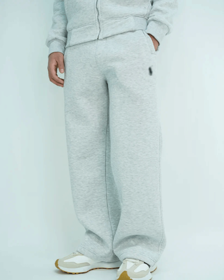 Men’s Baggy Fleece Joggers (Relaxed Wide Fit)