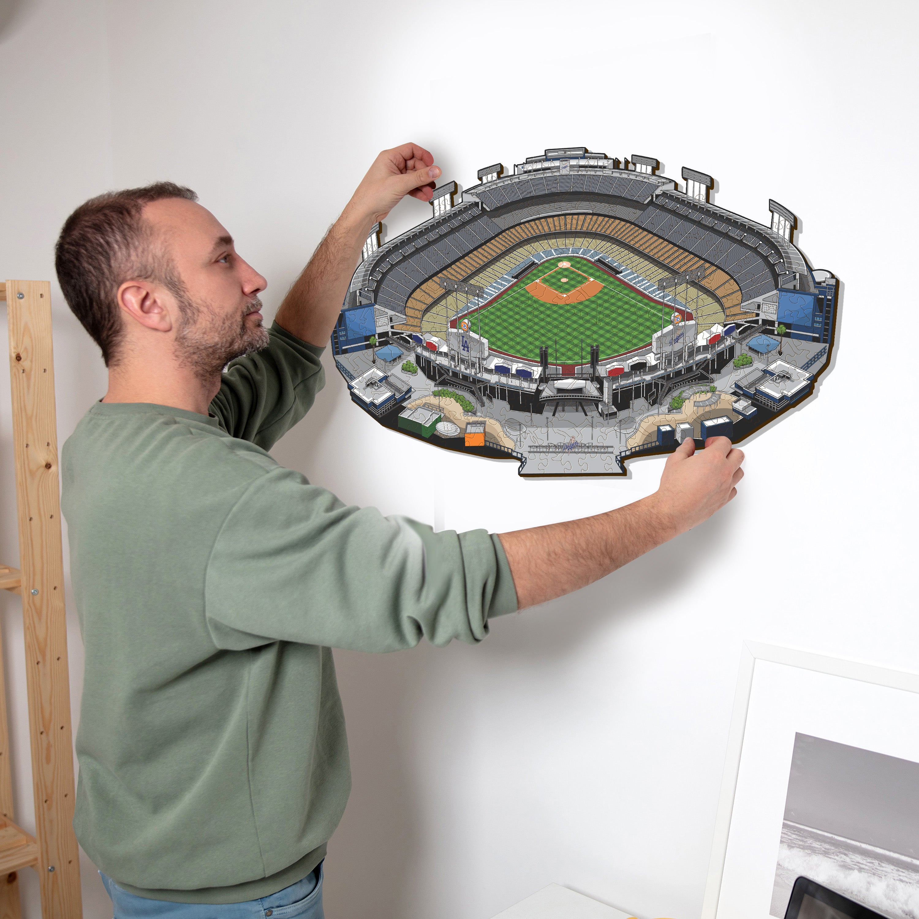 Los Angeles Dodgers™ Dodgers Stadium - Wooden Puzzle