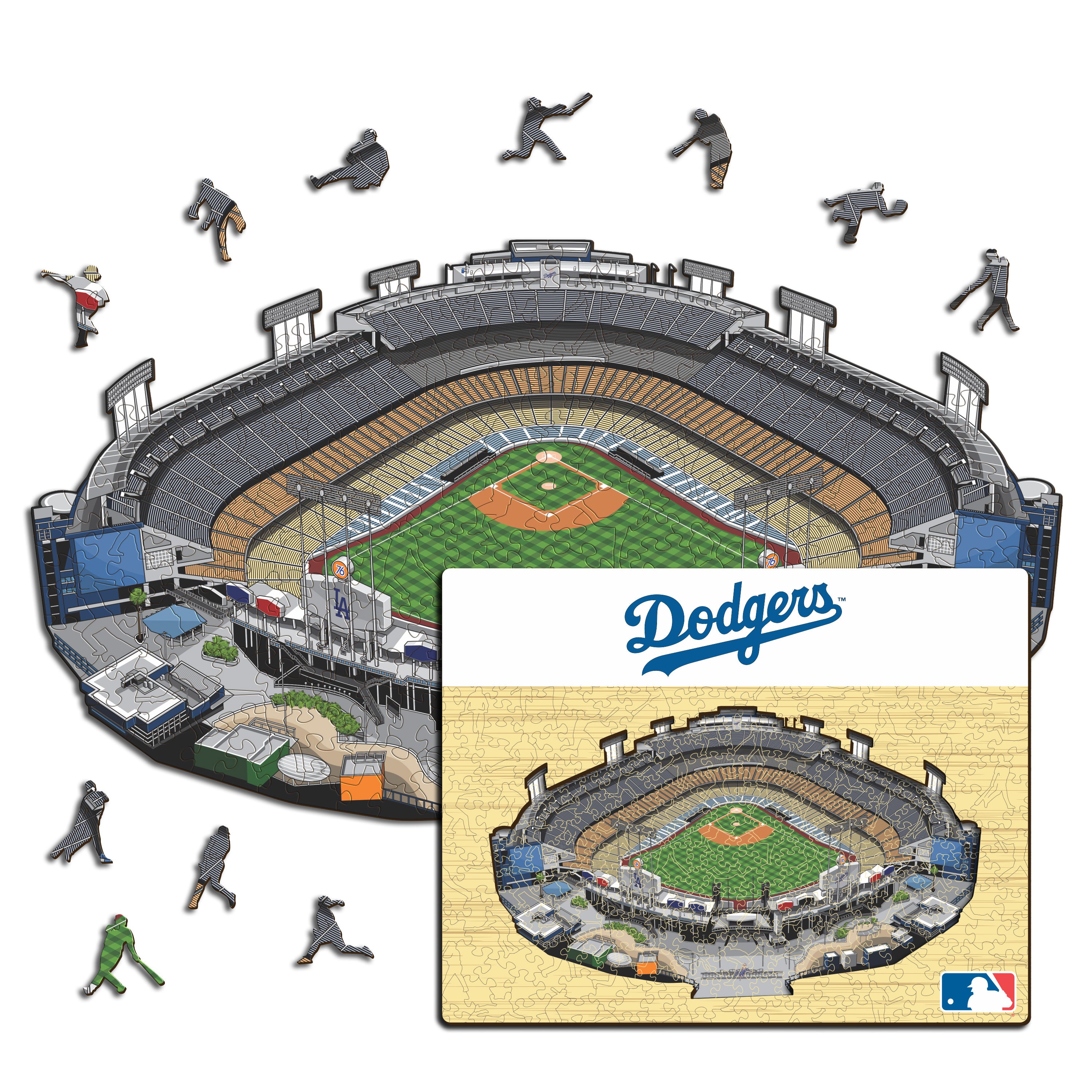 Los Angeles Dodgers™ Dodgers Stadium - Wooden Puzzle