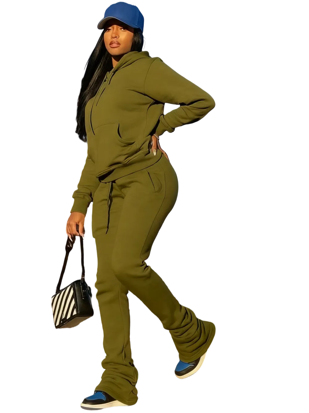 Womens Sweatshirt 2 Piece Pants Set