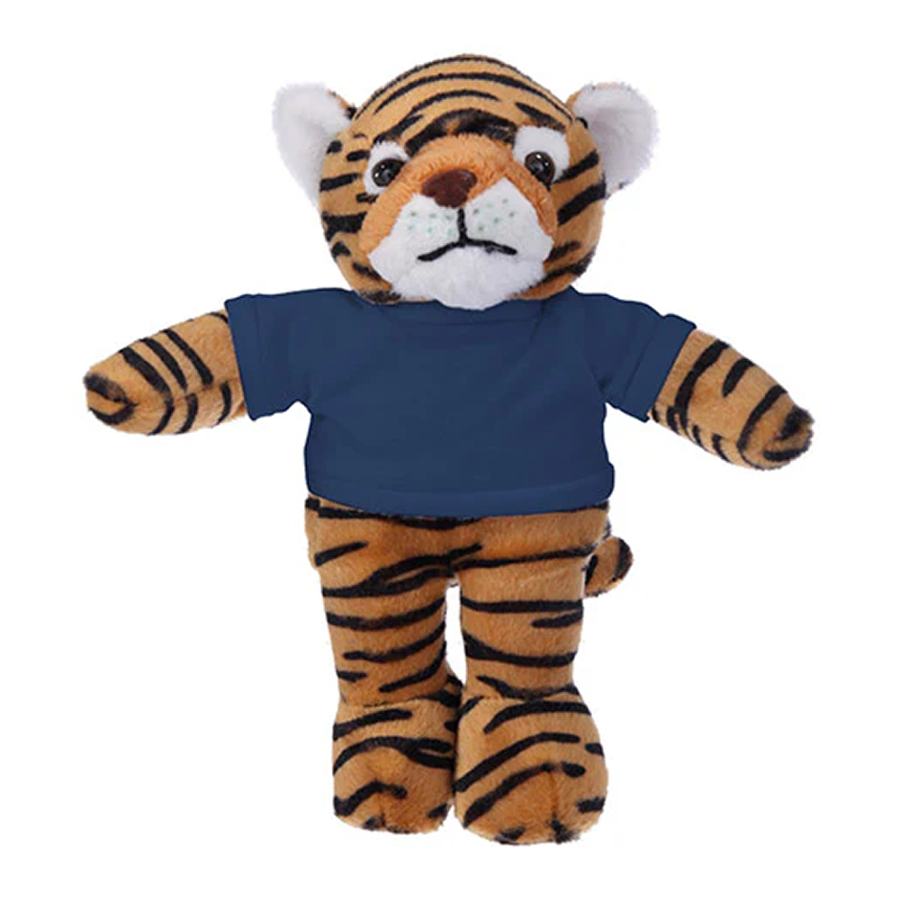 Soft Plush Tiger with Tee 8inch