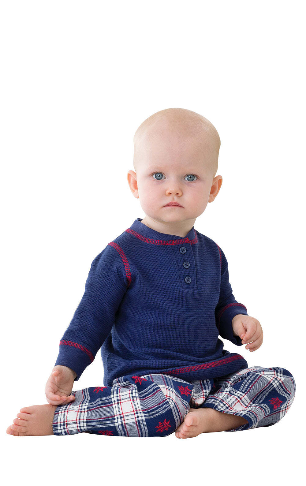 Snowfall Plaid Flannel Matching Family Pajamas