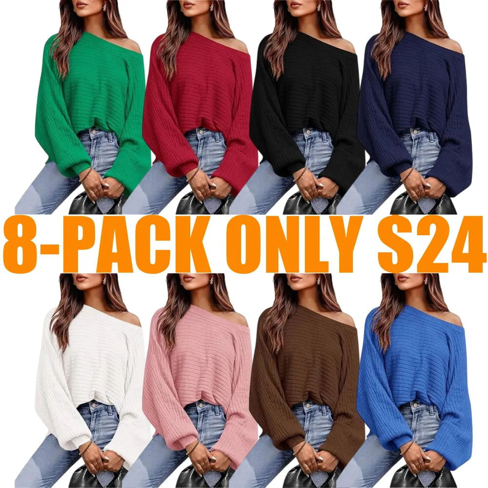 Womens Boat Neck Sweater