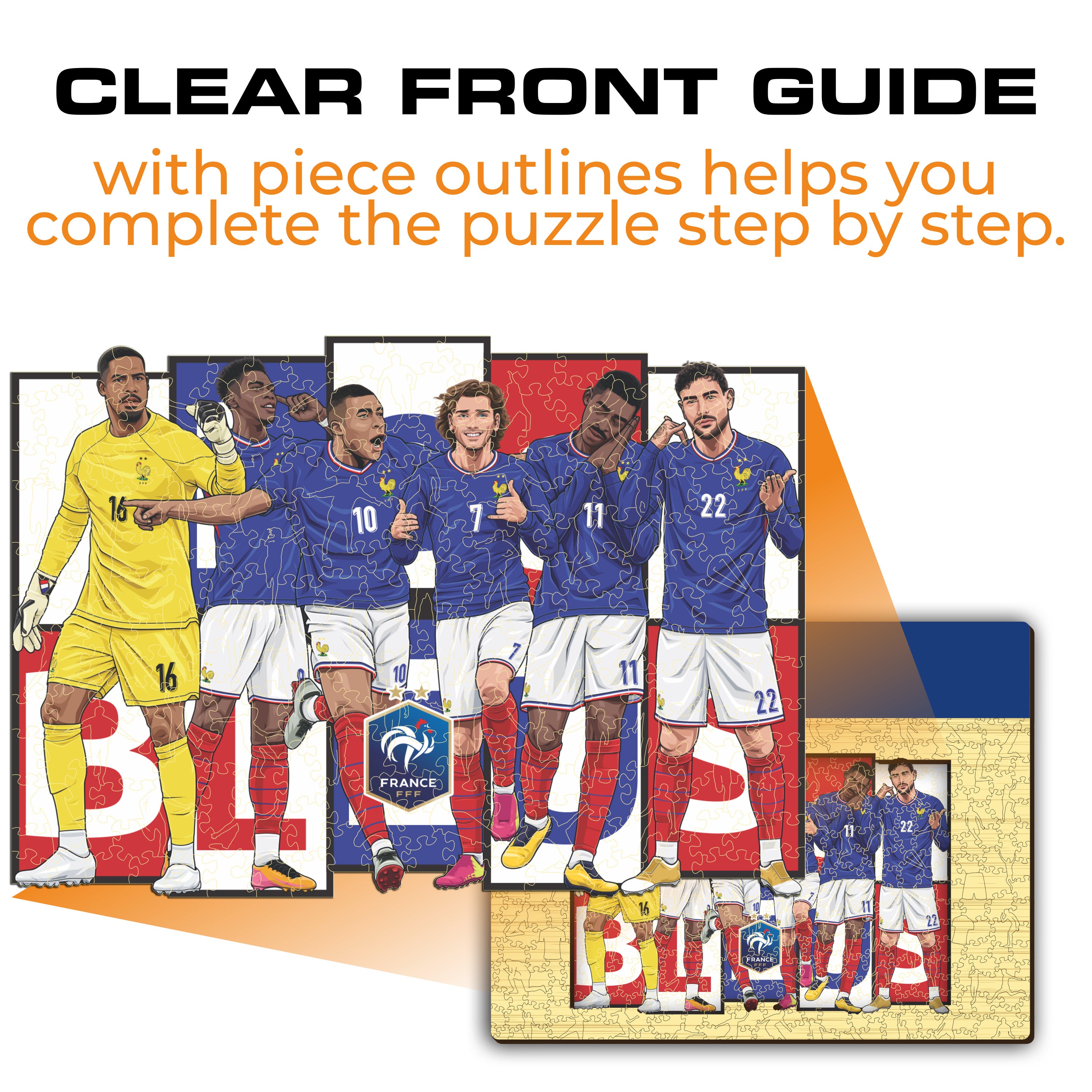 France® 6 Players - Wooden Puzzle