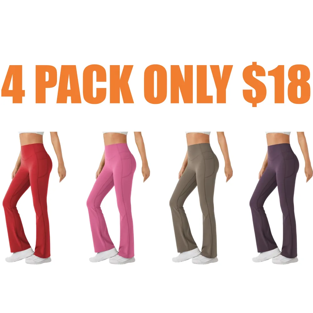 Scrunch Butt High Waist Yoga Bootcut Leggings