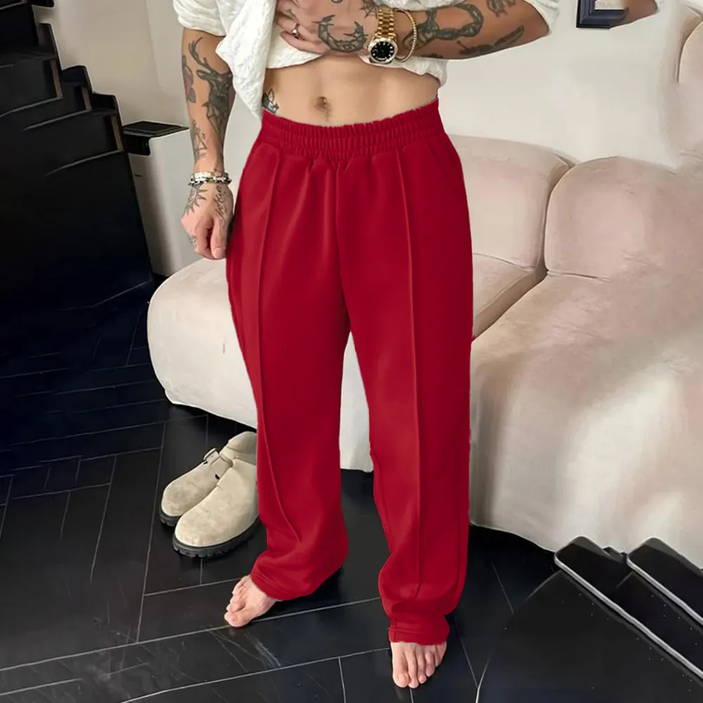 Men's and Women's Casual Street Style Joggers, High-Street Hip-Hop Design, Comfortable All-Season Pants for Daily Wear