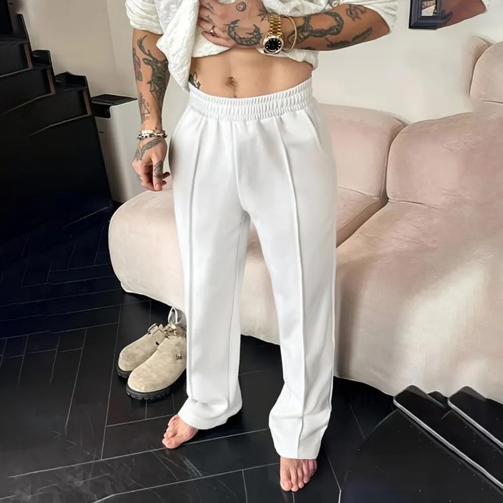 Men's and Women's Casual Street Style Joggers, High-Street Hip-Hop Design, Comfortable All-Season Pants for Daily Wear