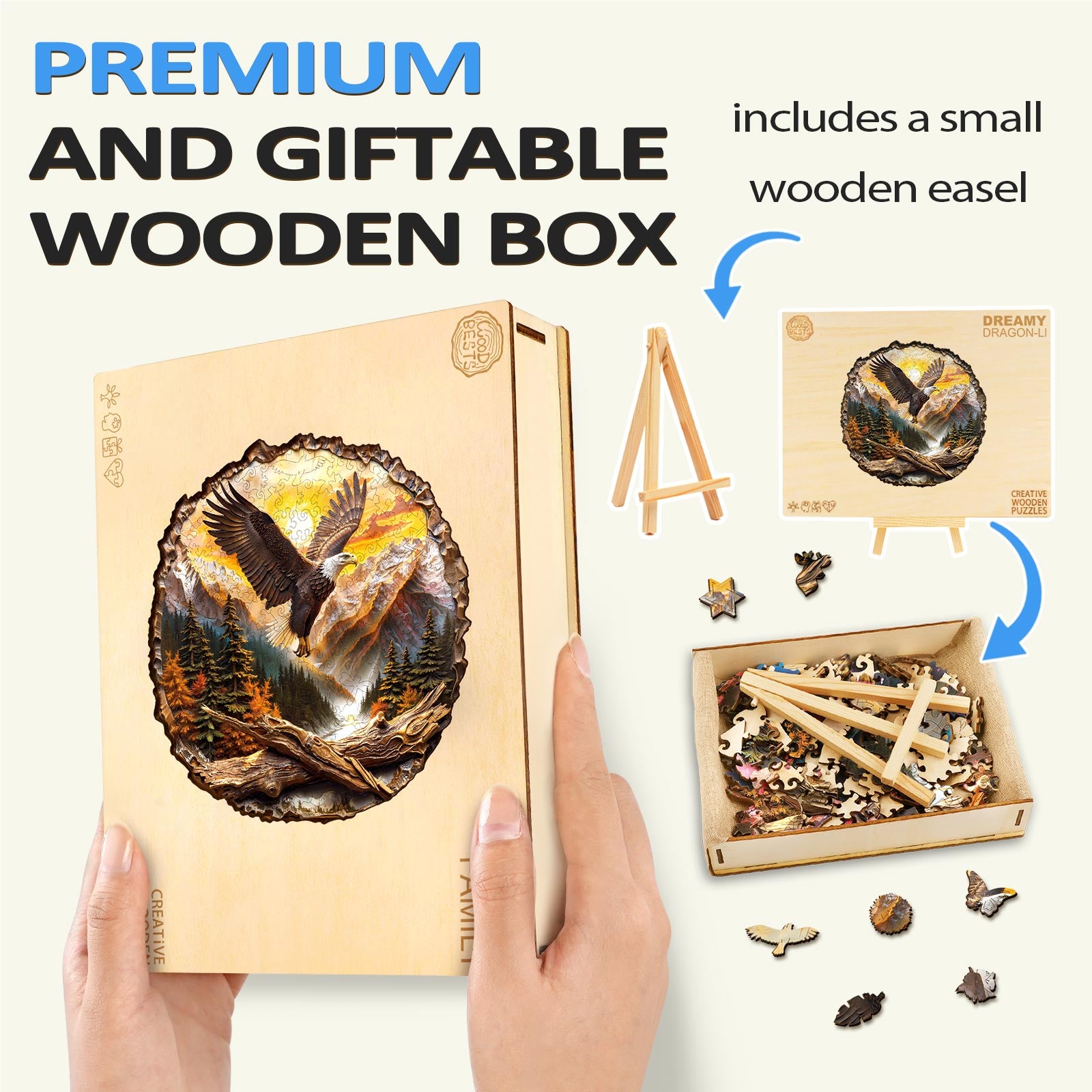 King of the Sky Wooden Jigsaw Puzzle