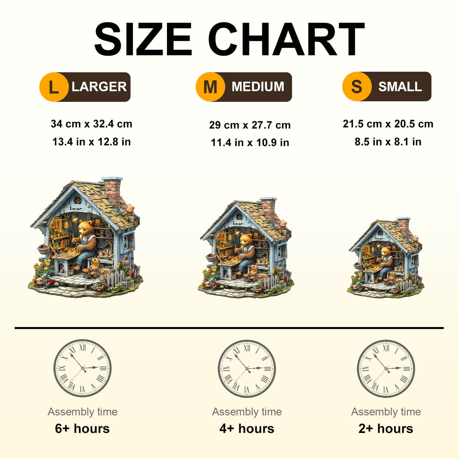 Bear Repair House Wooden Jigsaw Puzzle