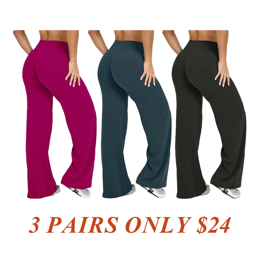 Straight Leg Bottoms Fitness Gymwear Women Workout Leggings