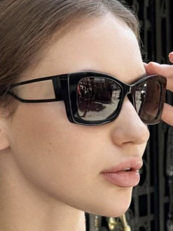 Geometric Hollow Sun-Protection Sunglasses Accessories