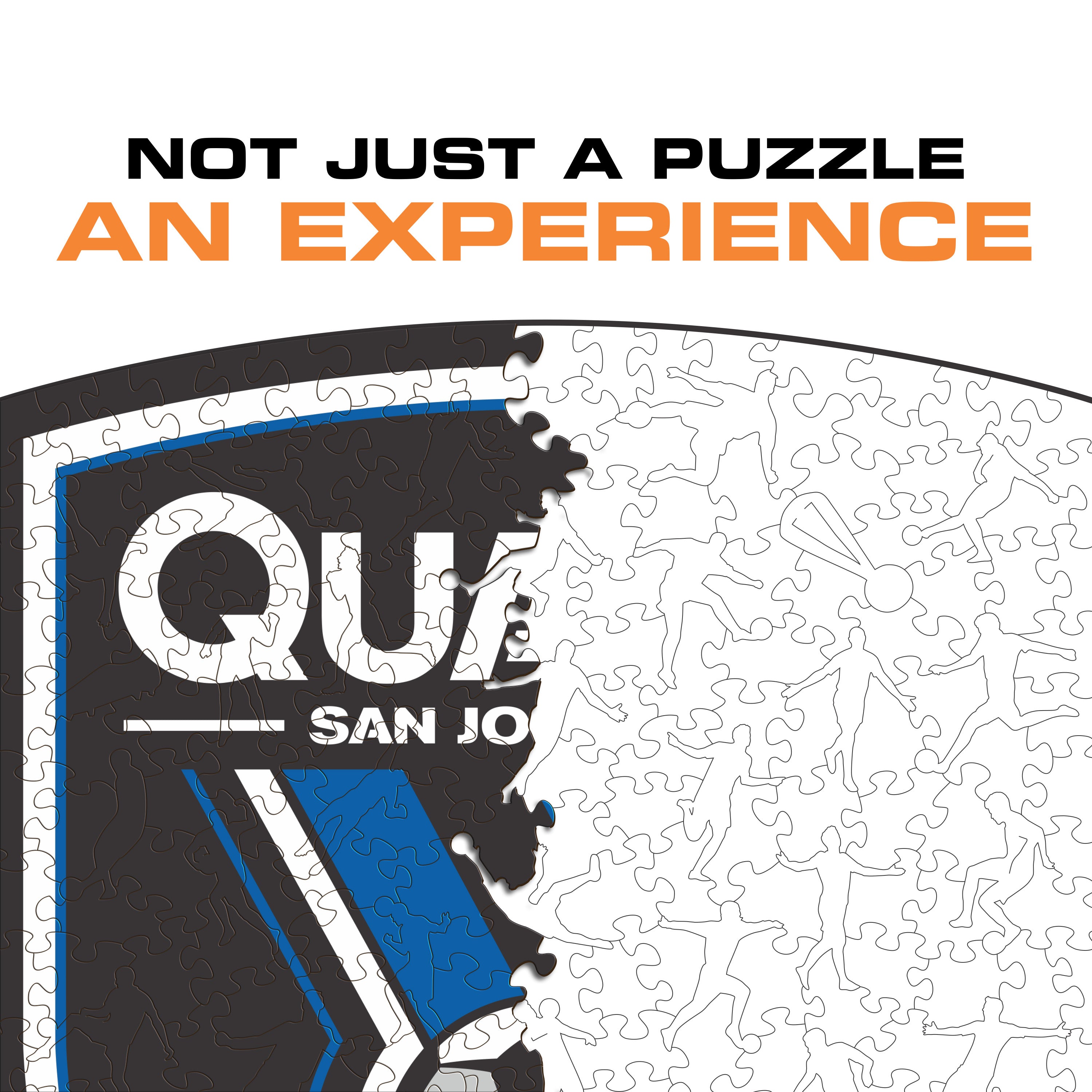 San Jose Earthquakes® Logo - Wooden Puzzle