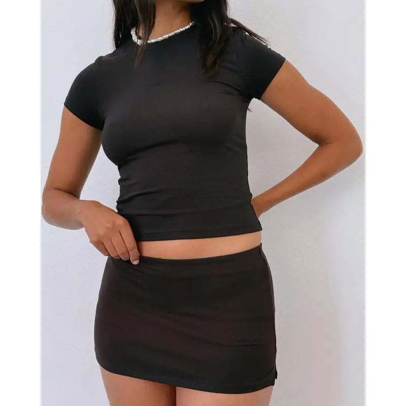Women's Sunset Pier Collection Sporty Terry Mini Skirt (Just $3 Each!)