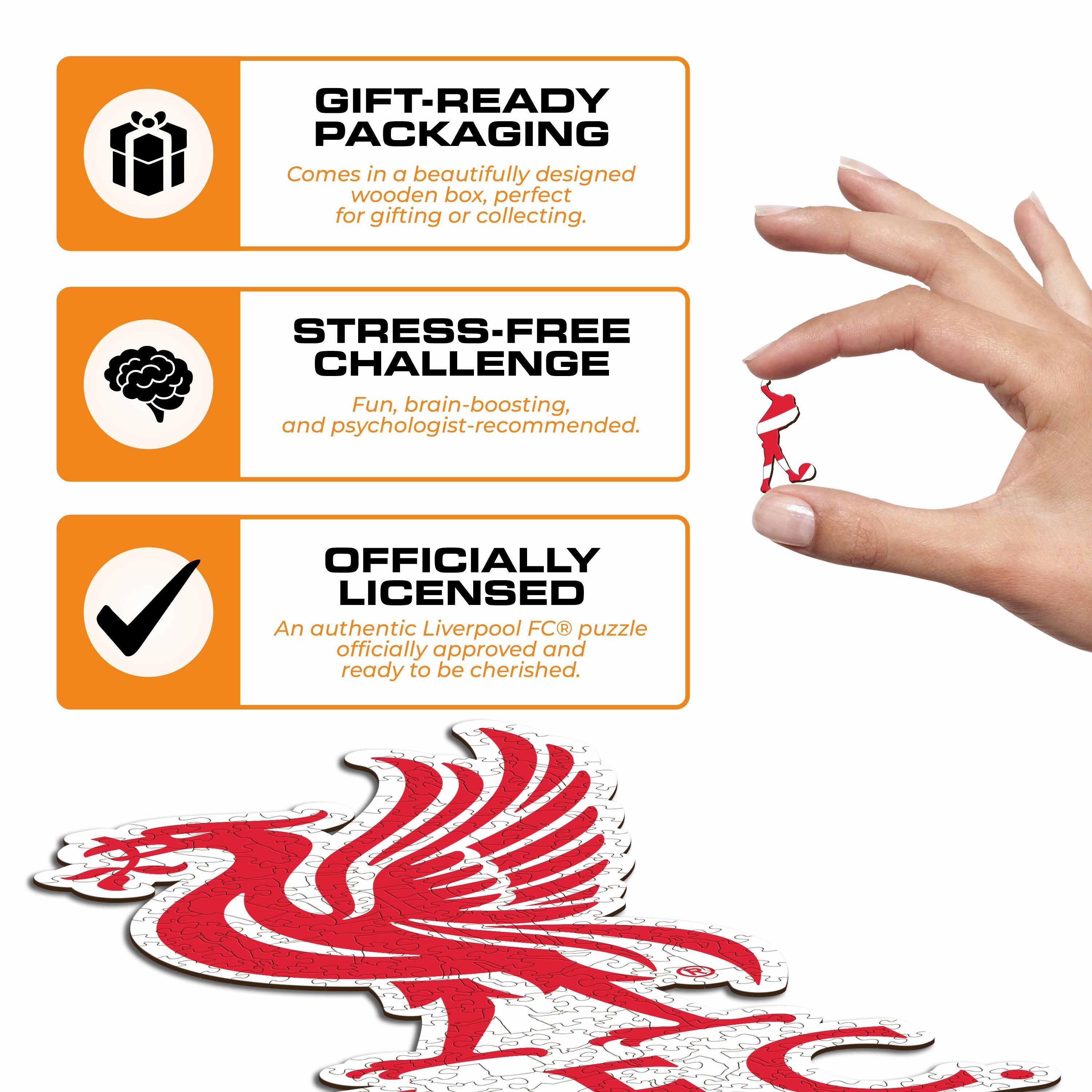 Liverpool FC® Liver Bird Logo - Wooden Puzzle