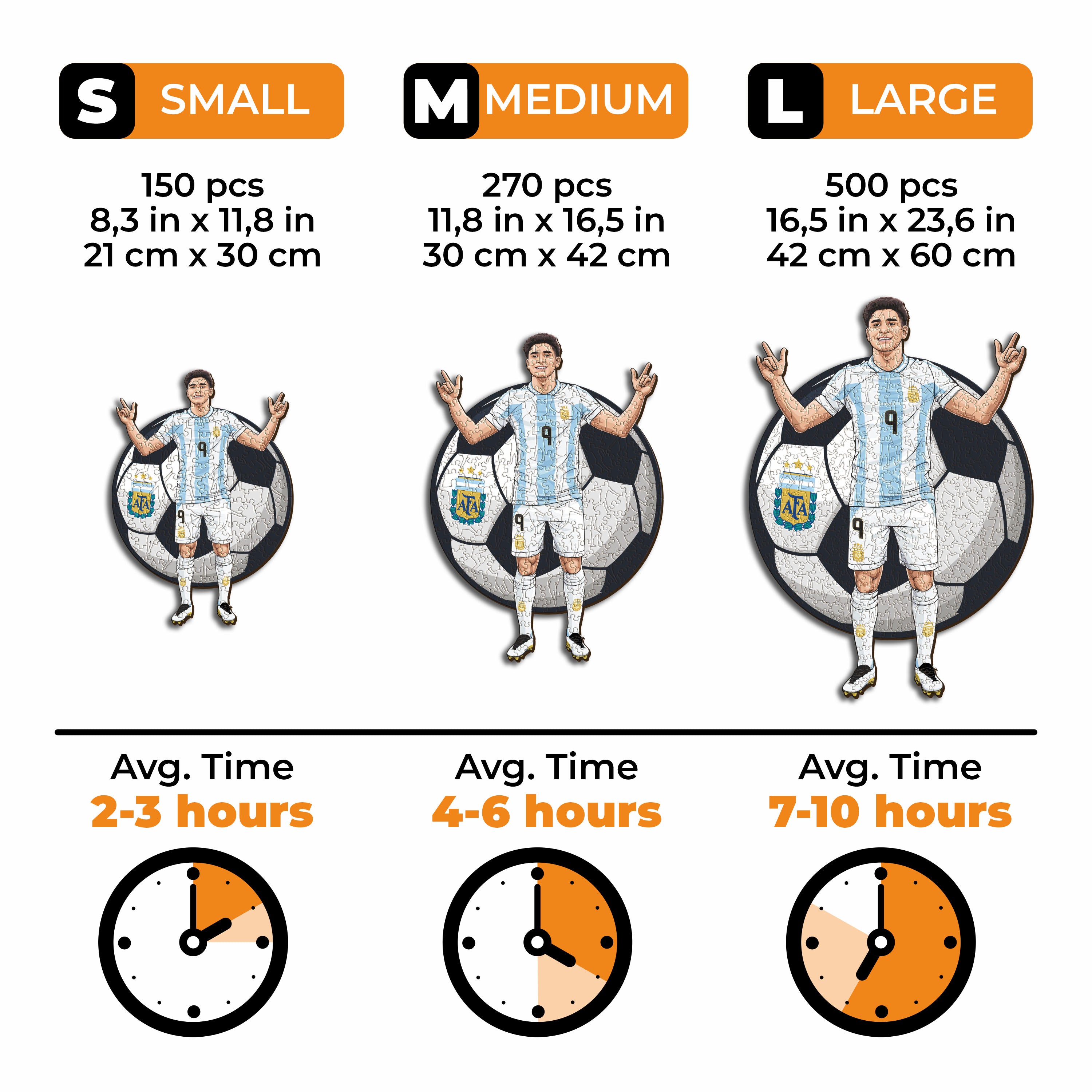 Julián Álvarez - Wooden Puzzle