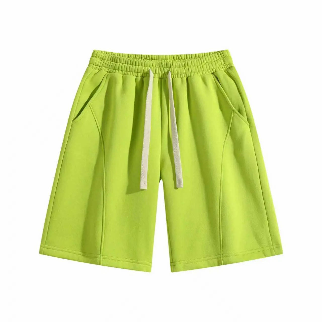 Men's Lightweight Breathable Shorts – Pocket & Drawstring Waist for Gym & Casual