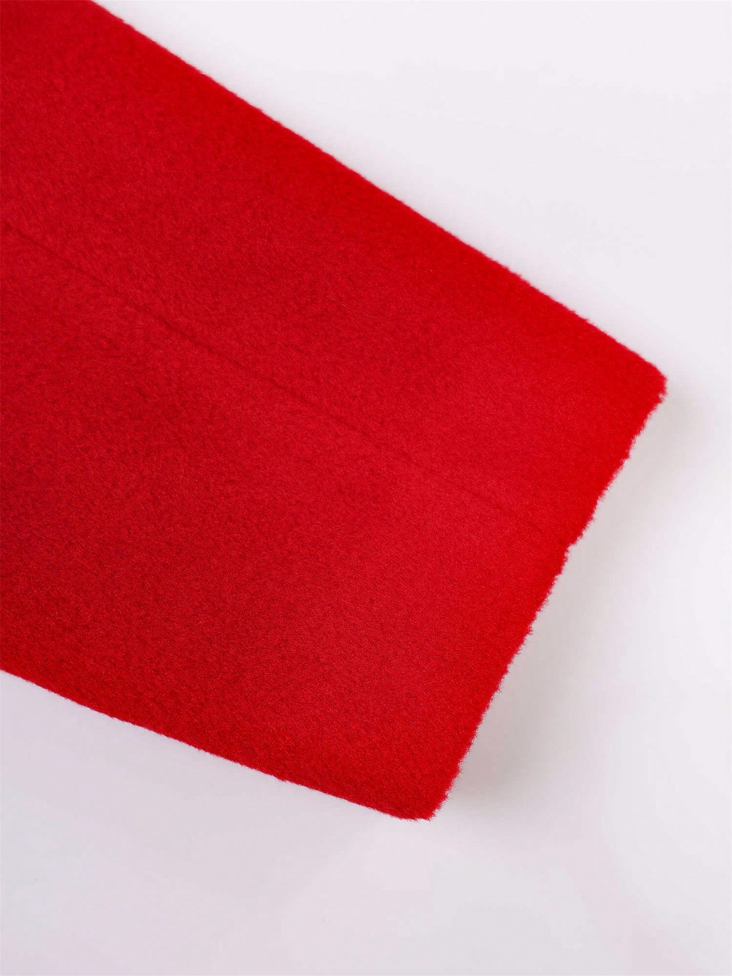 Women's Winter Wool Coat Single-Breasted Pea Coat Casual Long Lapel Work Office Overcoat