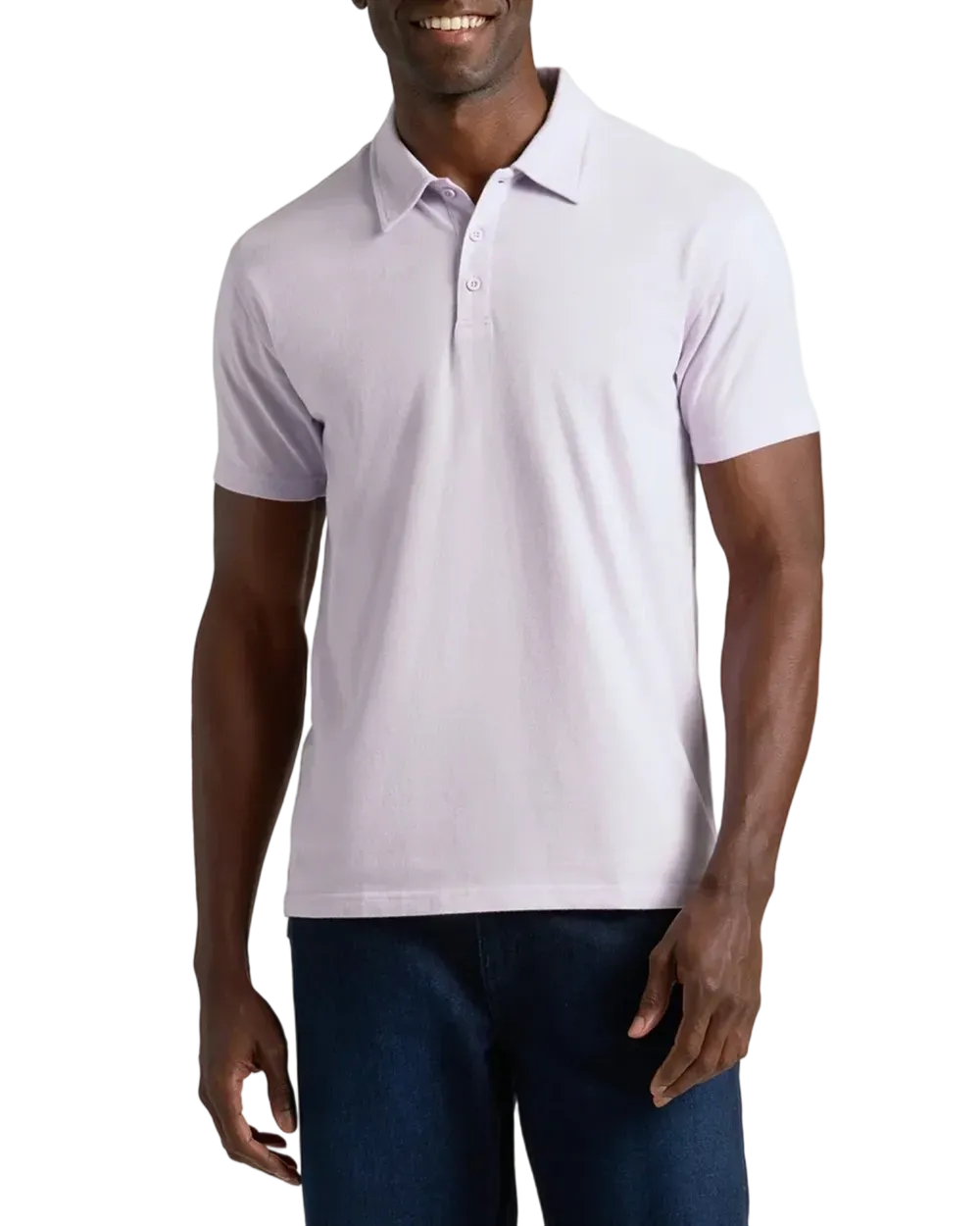 LA Men'S Casual Business POLO Shirt, Breathable Pique Fabric,Classic Polo