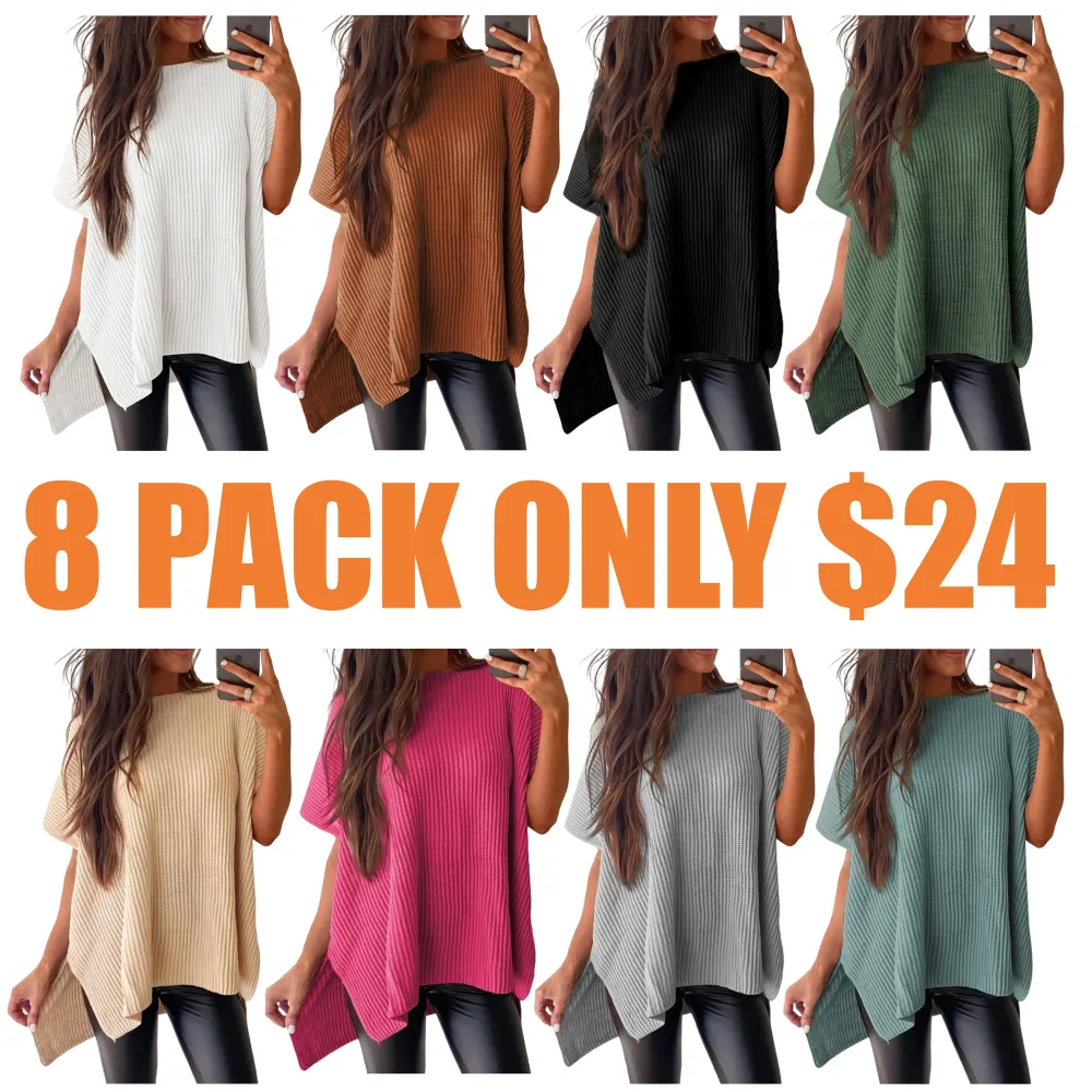 Women's Fall Clothing Oversized Knit Top