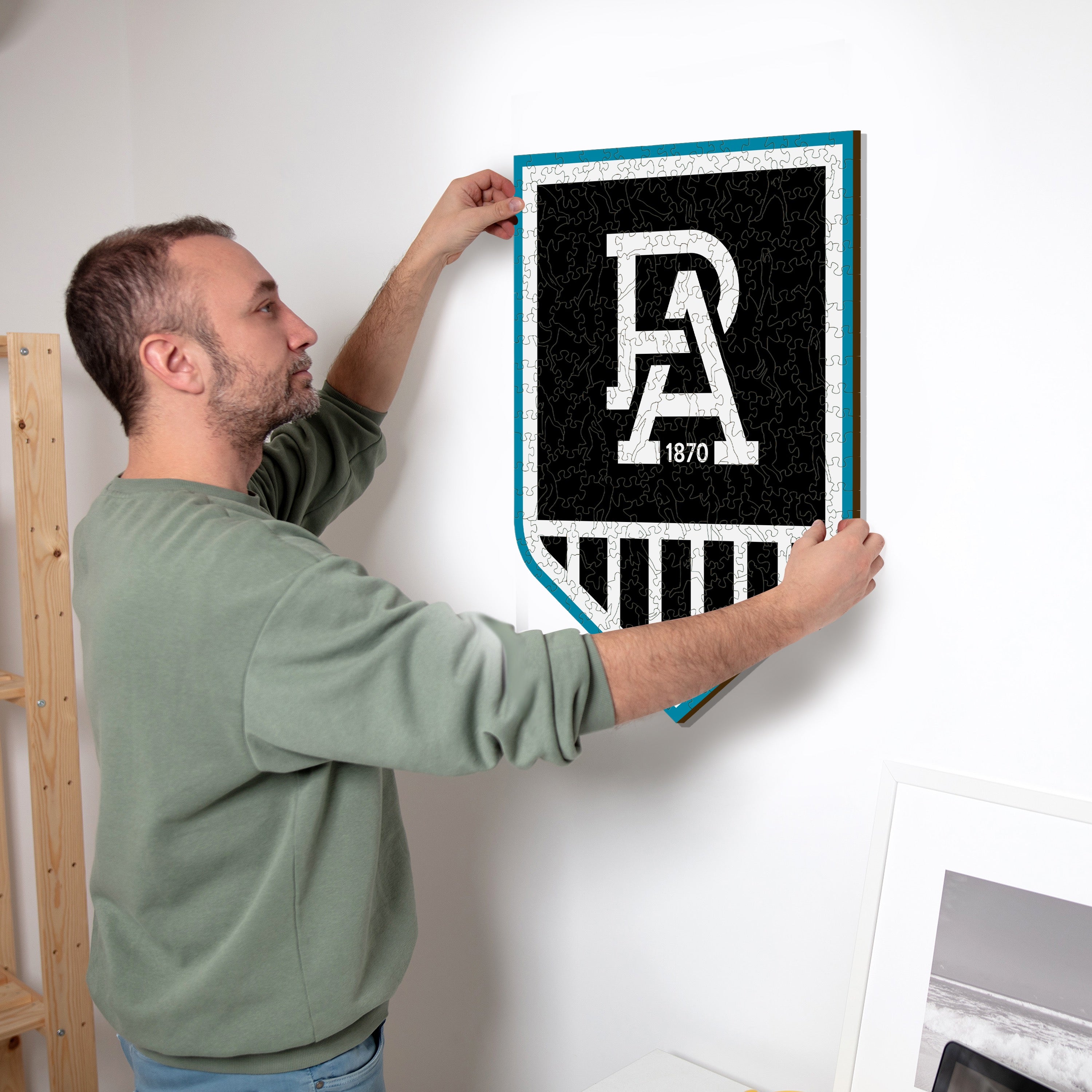 Port Adelaide FC Logo - Wooden Puzzle