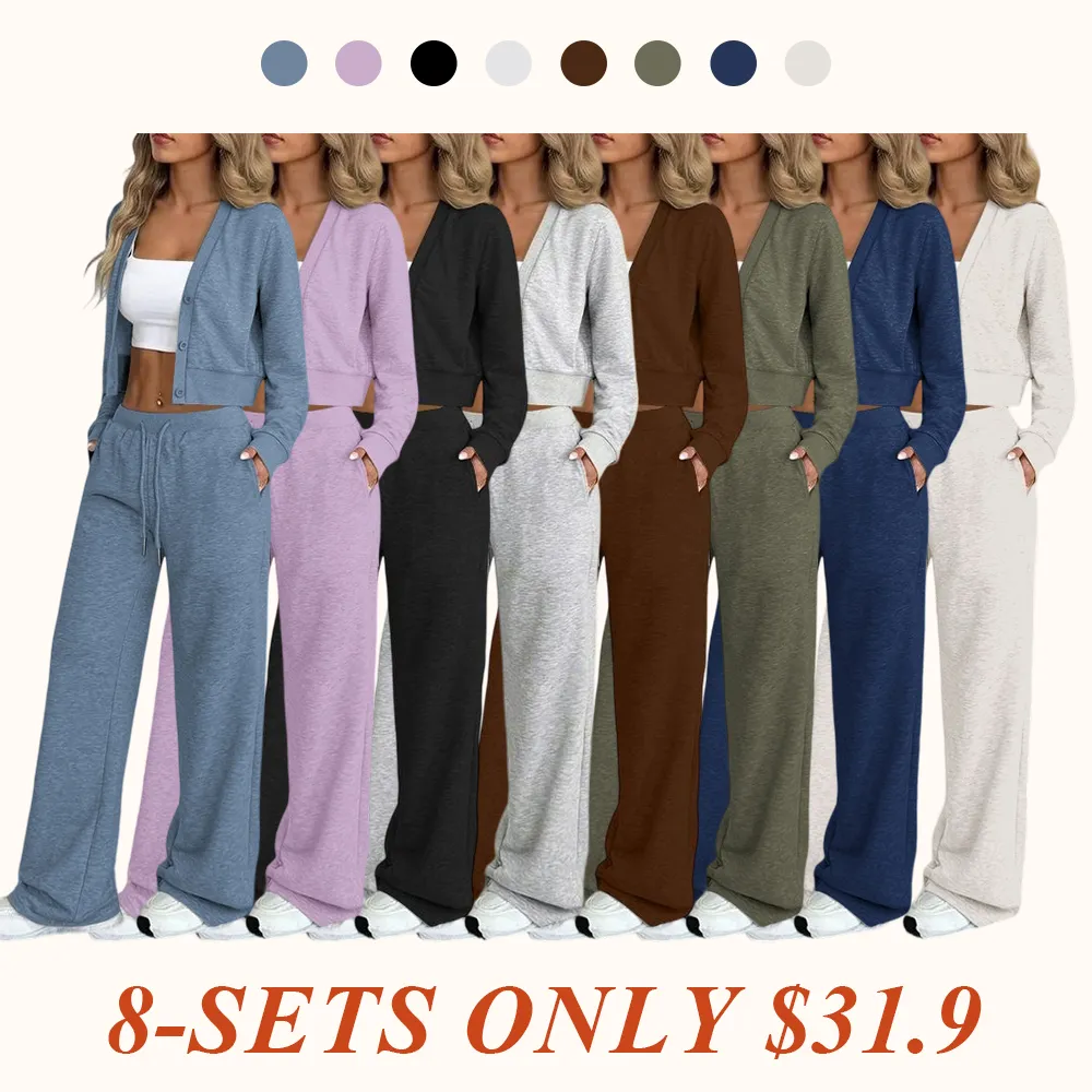 Women's Long Sleeve Jacket & Pants Set