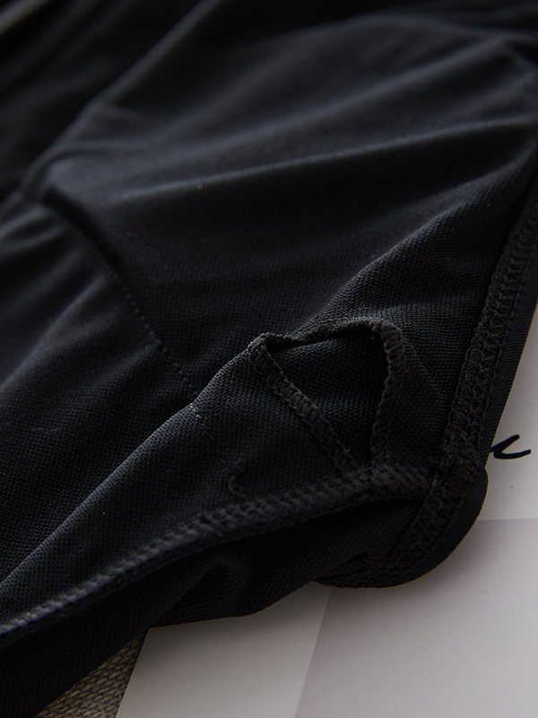 Padded Bandage Flower Shape Hollow Solid Color One-Piece Swimwear