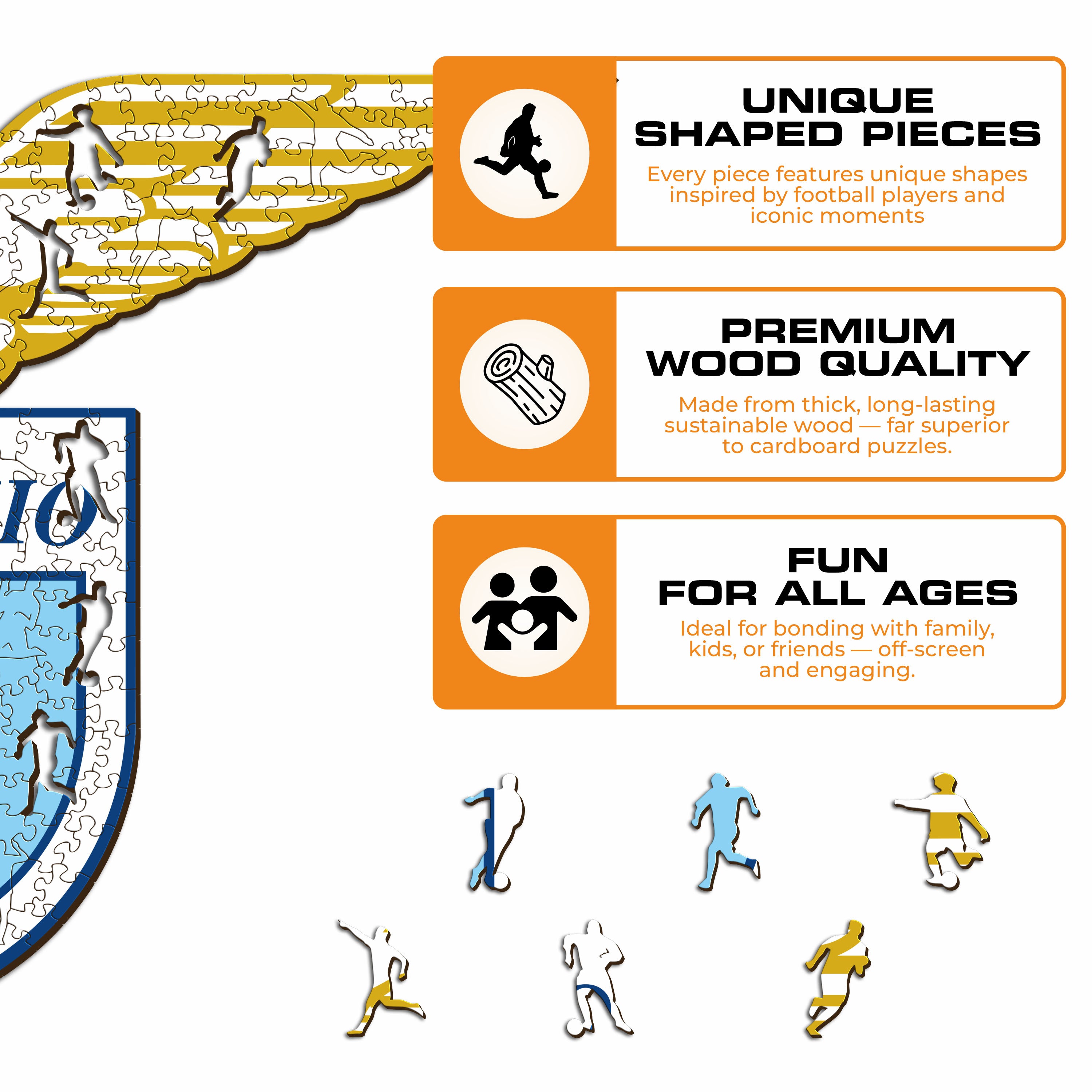 SS Lazio® Logo - Wooden Puzzle