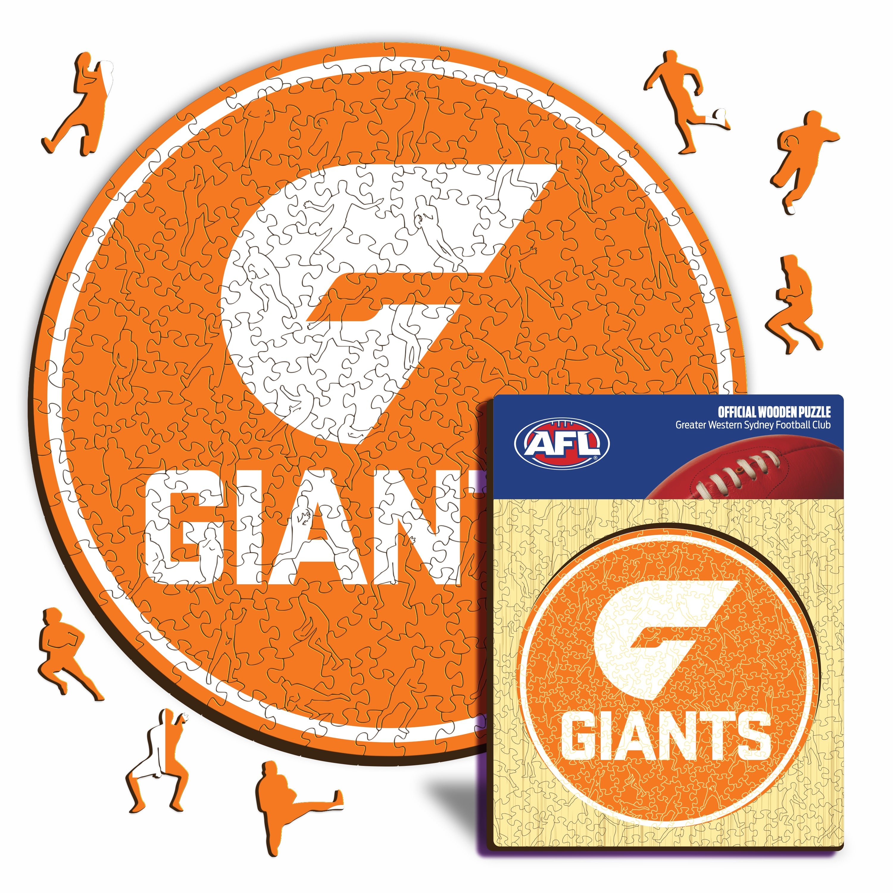 GWS Giants Logo - Wooden Puzzle