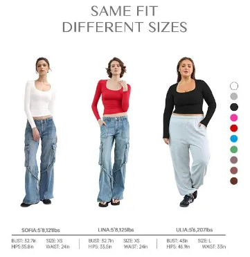 Women's Scoop Neck Long Sleeve Top