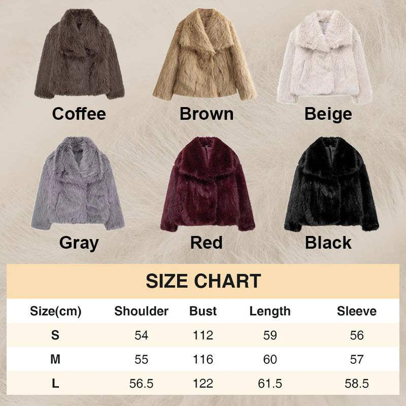 Winter pre-sale for women's fur coat, plush lining, soft collar