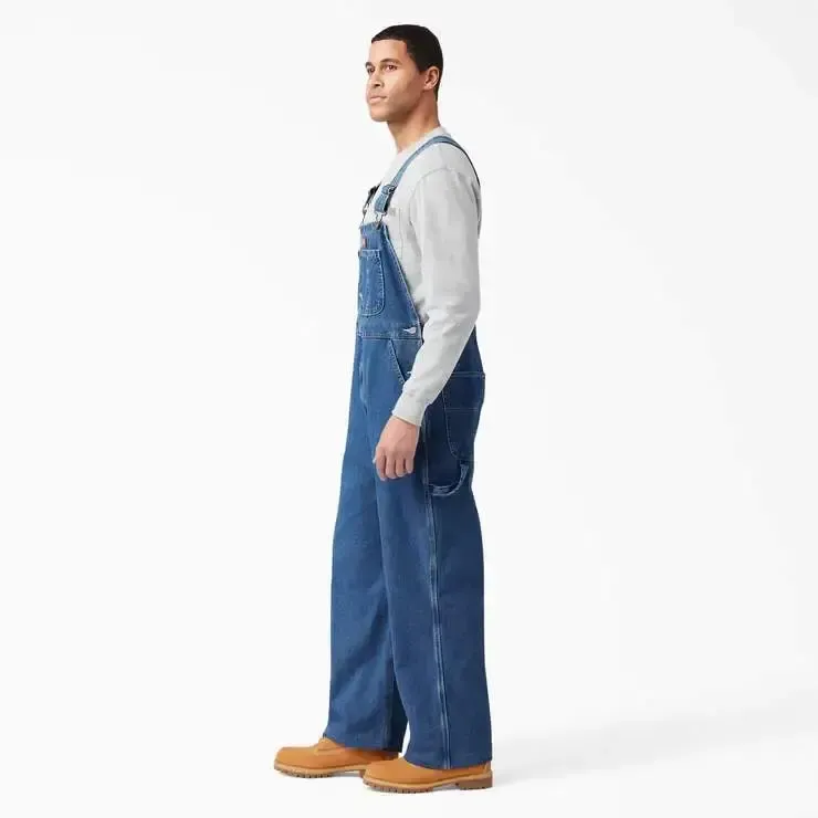 🔥Last Day Promotion!Men's Denim Bib Overalls, Workwear with Adjustable Straps and Convenient Tool Pockets