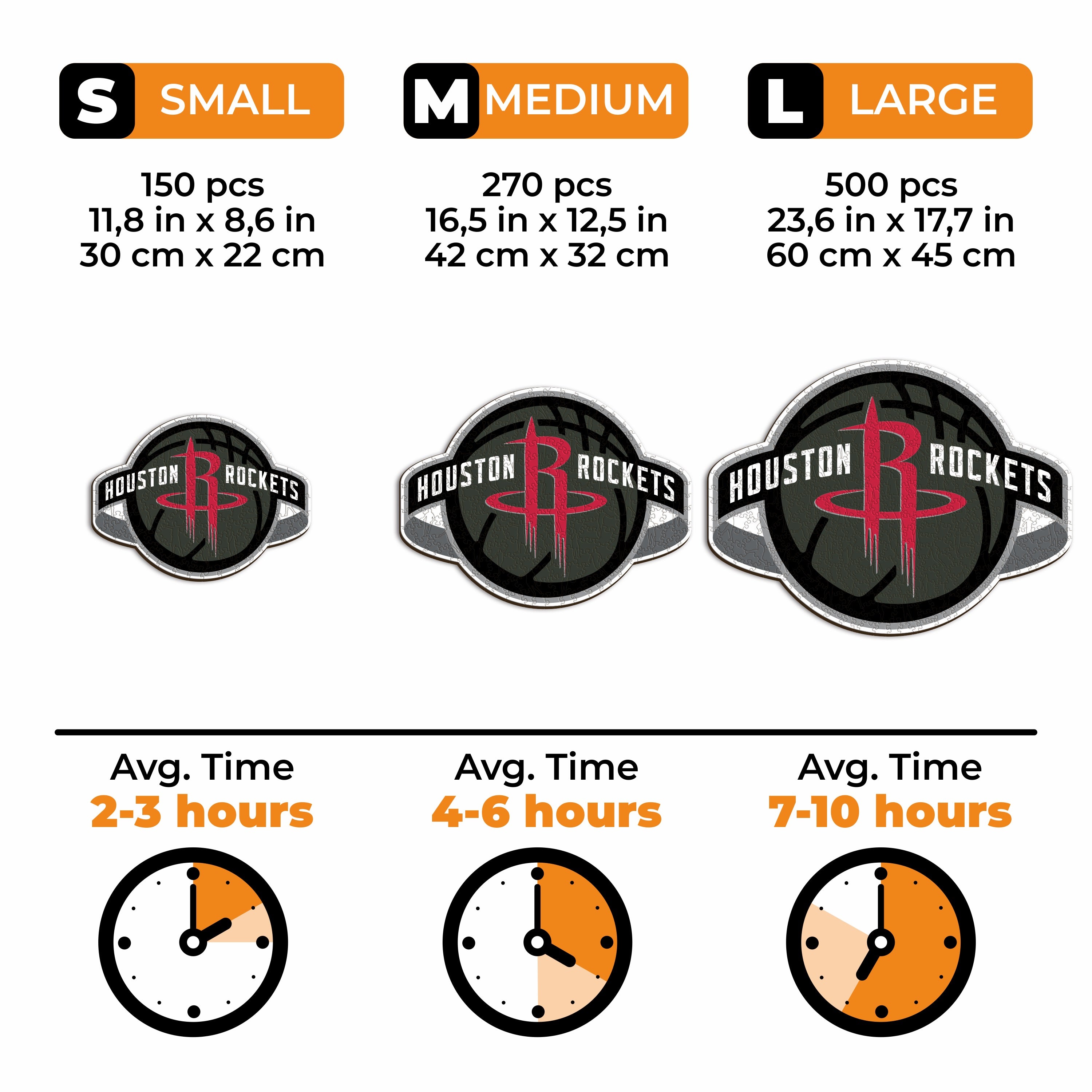 Houston Rockets™ - Wooden Puzzle