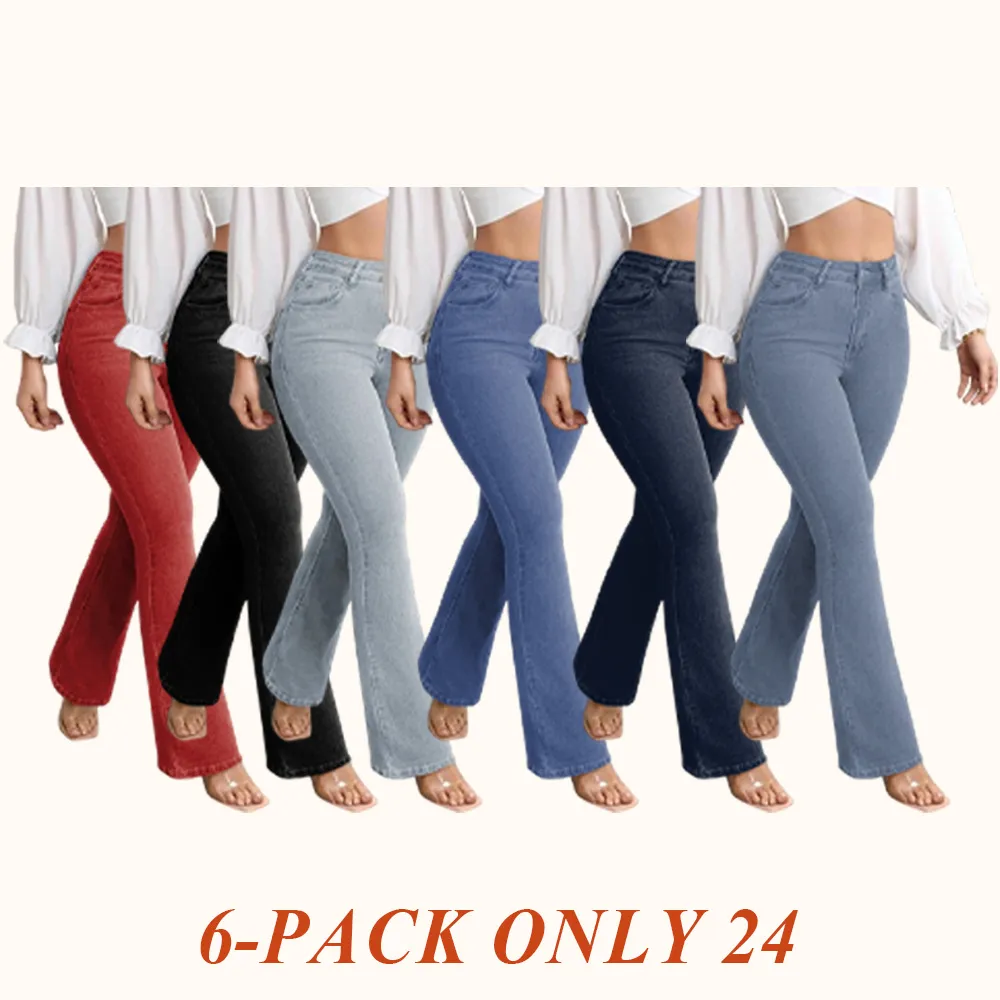 Women's slim-fit flared pants