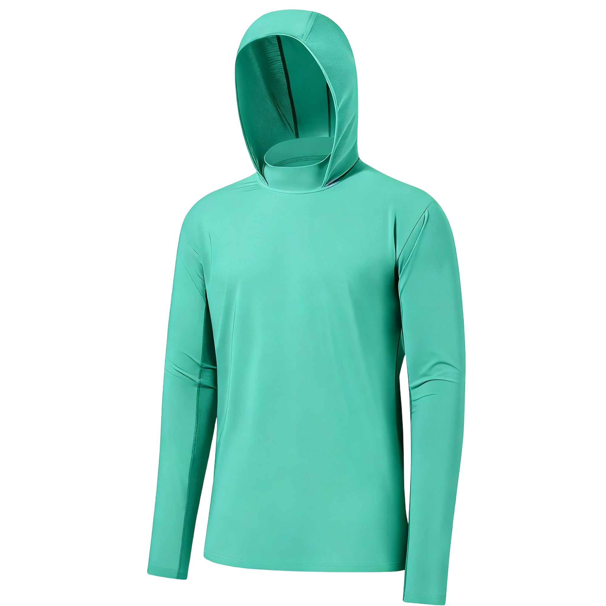 Men’s UPF50+ Quick-Dry Hooded Sun Protection Shirt